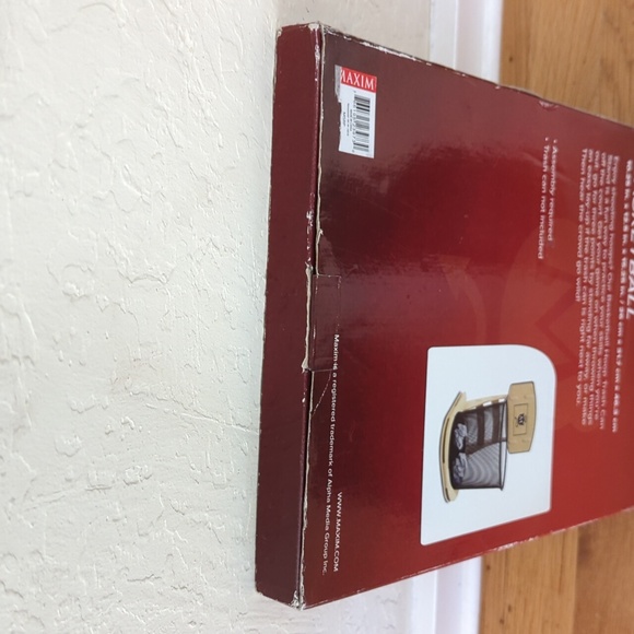 NEW RARE Maxim Men's Magazine Promotional Trash Can Basketball Hoop - Picture 7 of 9